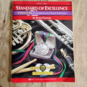 Standard Of Excellence Band Method Flute 1 Sheet Music Book Enhanced with 2 CDS